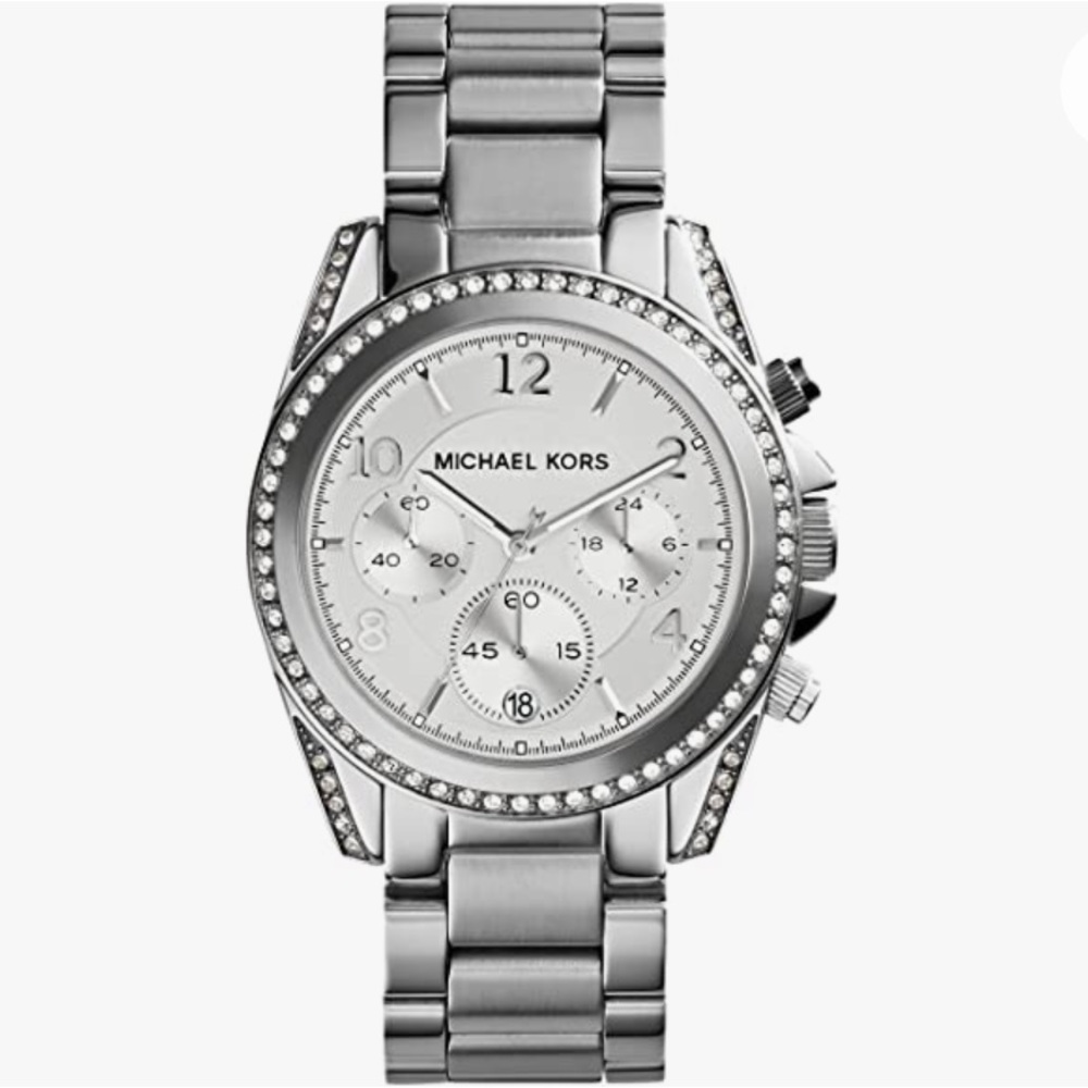 Michael Kors Stainless Steel Watch- Silver
